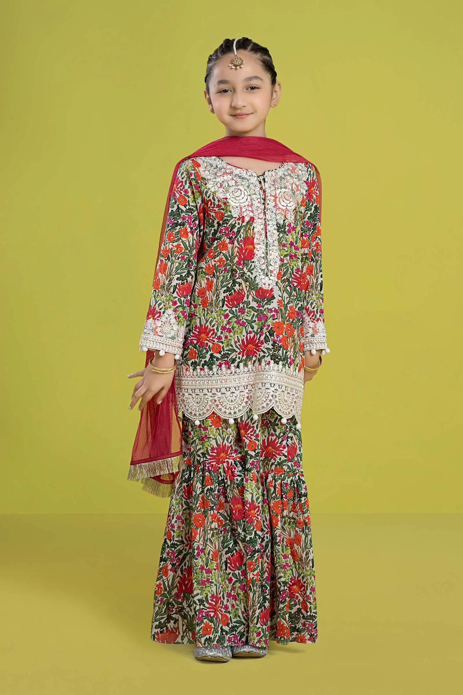 3 Piece Embroidered Lawn Suit | MKD-EF24-25