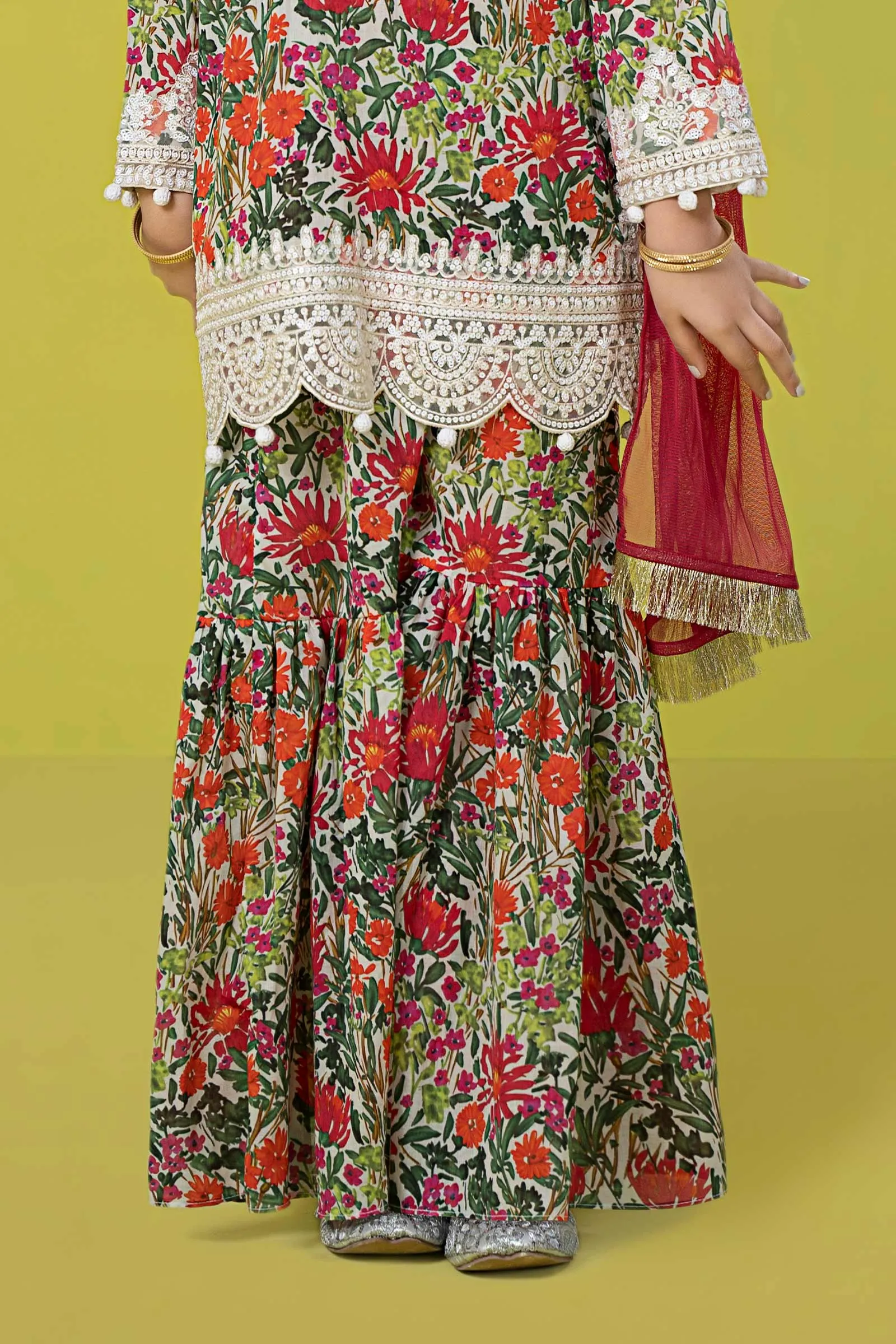 3 Piece Embroidered Lawn Suit | MKD-EF24-25