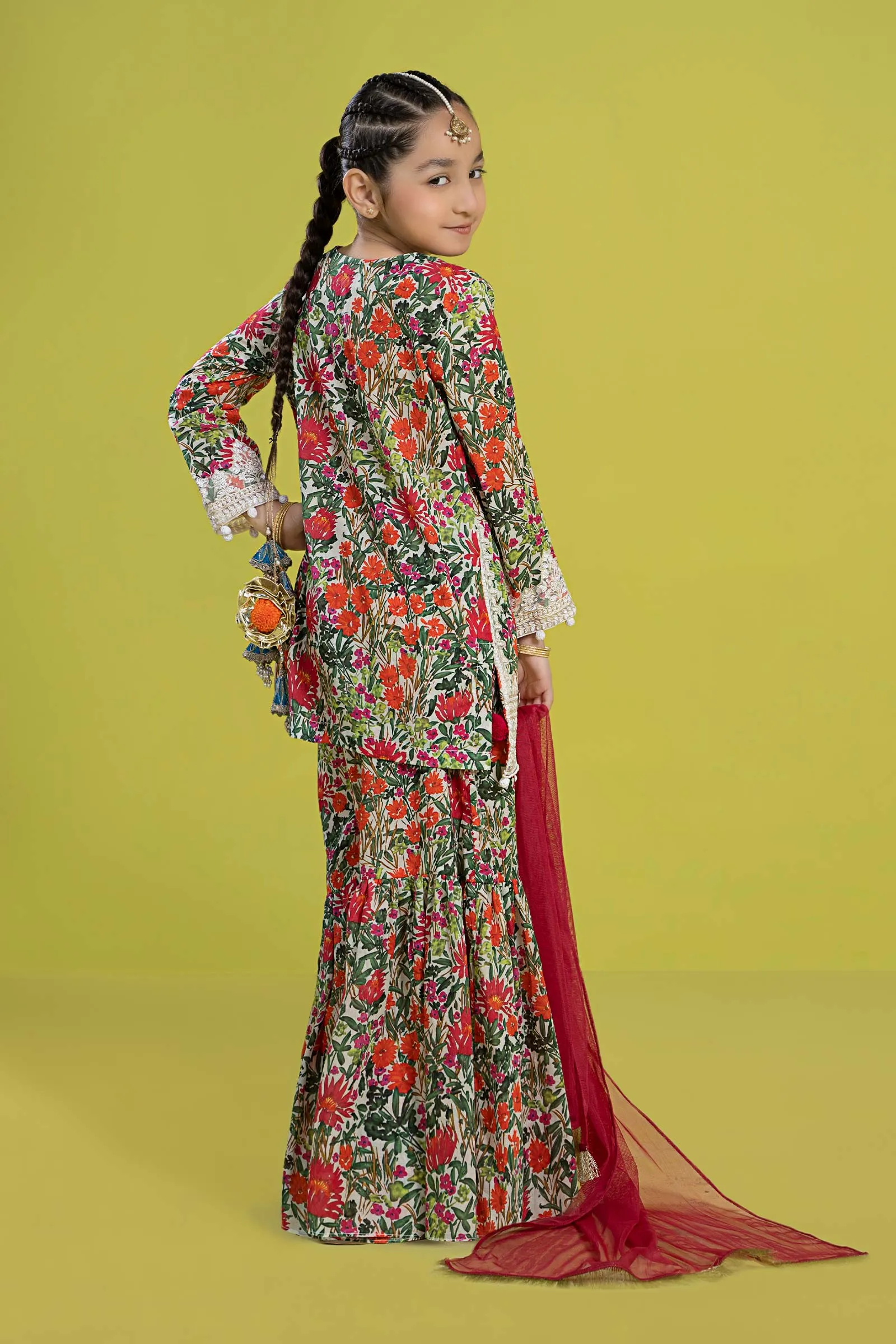 3 Piece Embroidered Lawn Suit | MKD-EF24-25