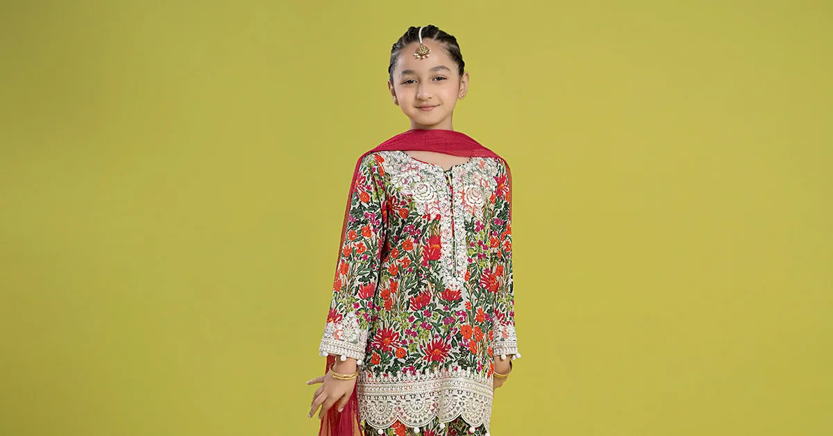 3 Piece Embroidered Lawn Suit | MKD-EF24-25