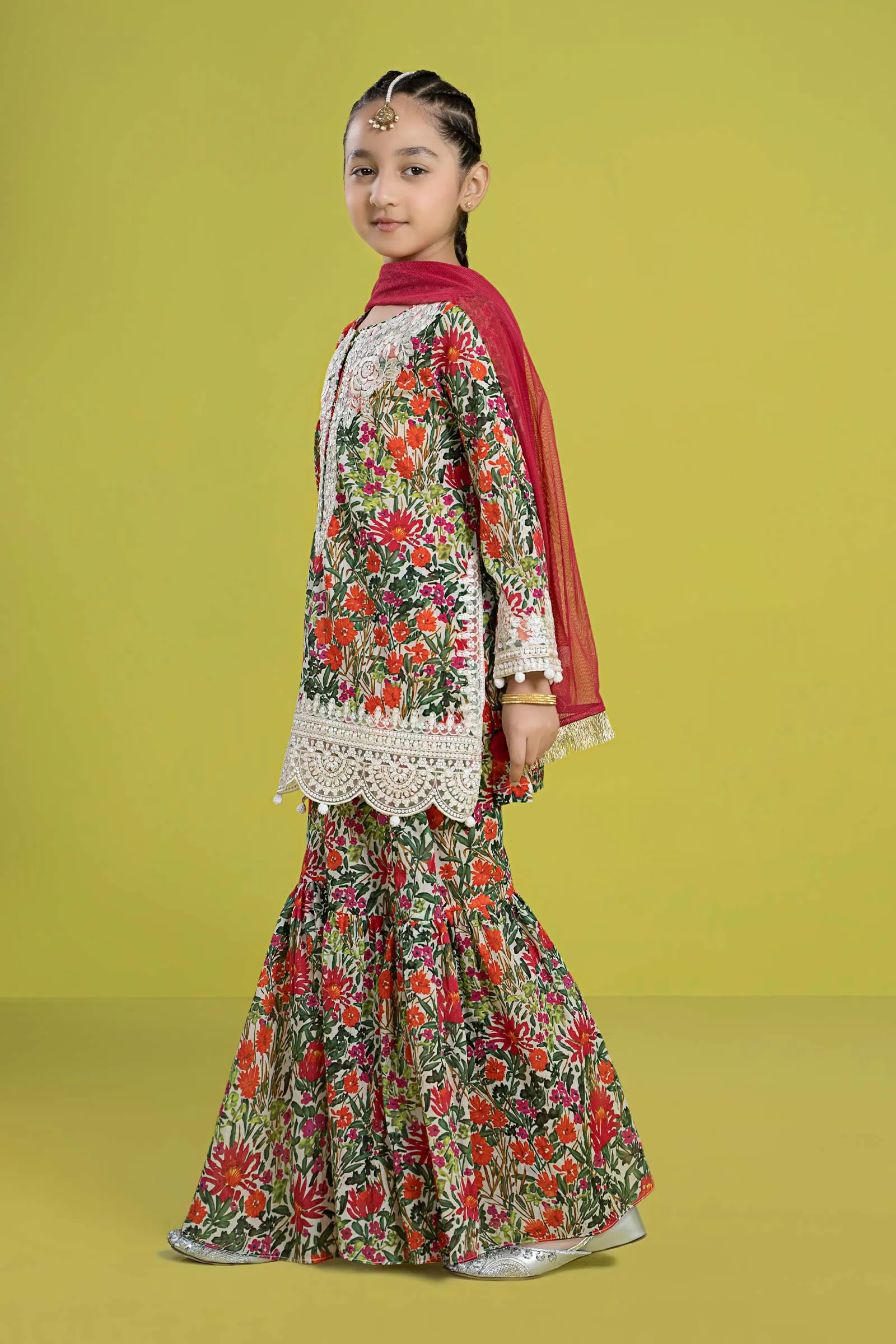 3 Piece Embroidered Lawn Suit | MKD-EF24-25