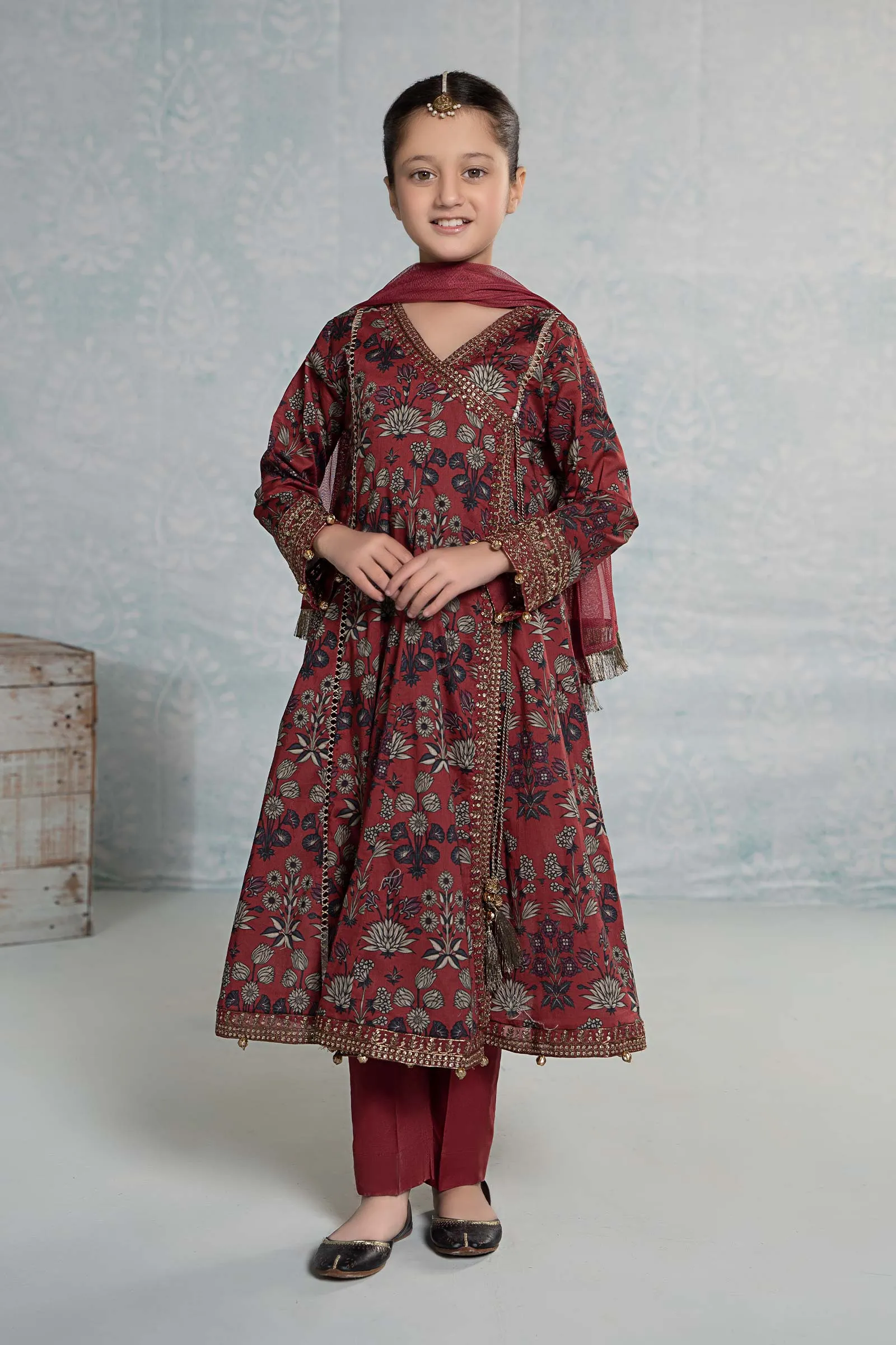 3 Piece Embroidered Lawn Suit | MKD-EF24-26