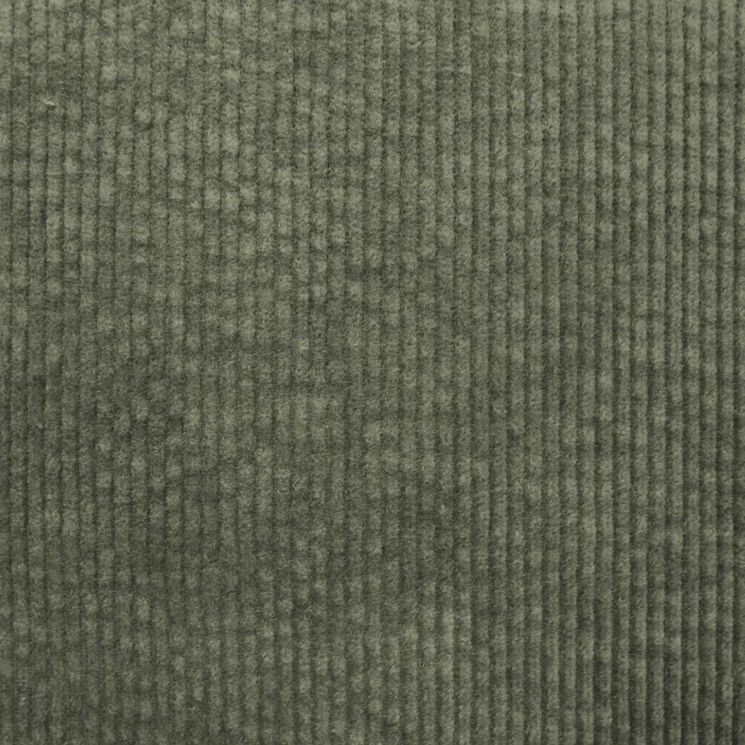 7-wale cotton stretch corduroy, Oeko-Tex cert. - green olive