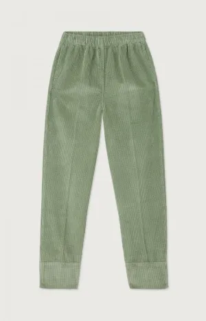 American Vintage Padow Cord Trousers - Vintage Shore Green