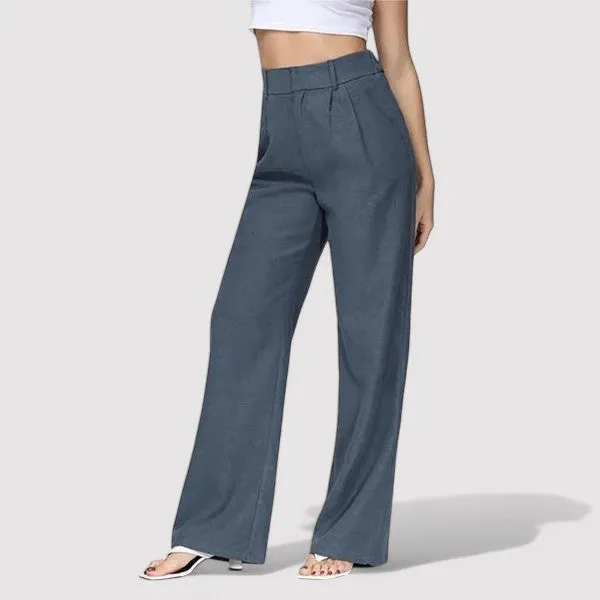 Ancien | Women's High-Waisted Flared Trousers