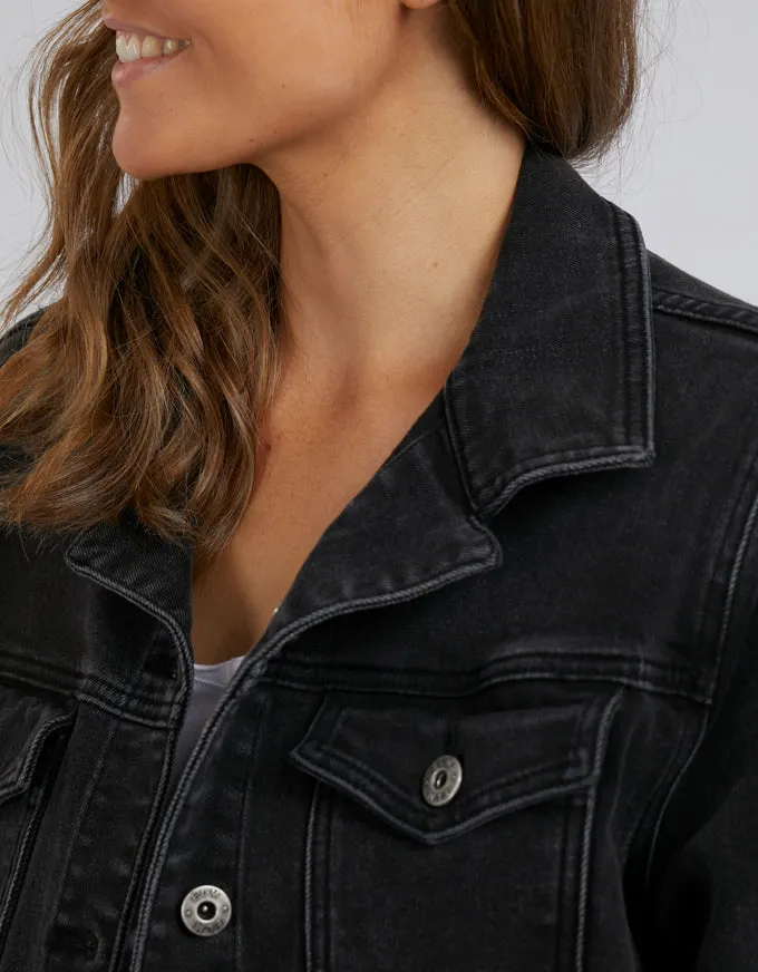 Angie Denim Jacket - Black