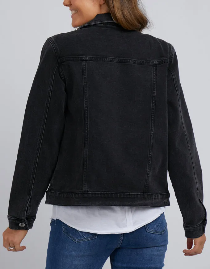 Angie Denim Jacket - Black