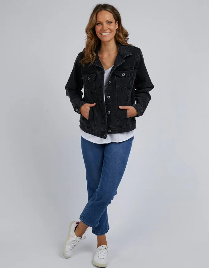 Angie Denim Jacket - Black