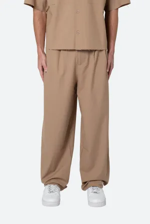 Baggy Trouser Pants - Khaki