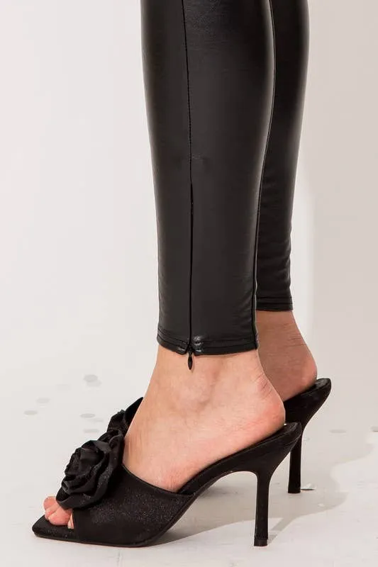 Benni Faux Leather Stretchy Leggings