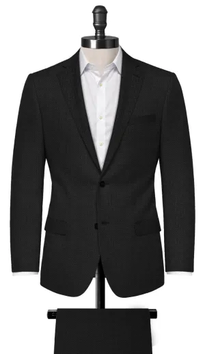 Black Birdseye Suit