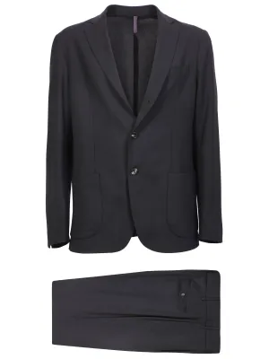 Black single breasted suit