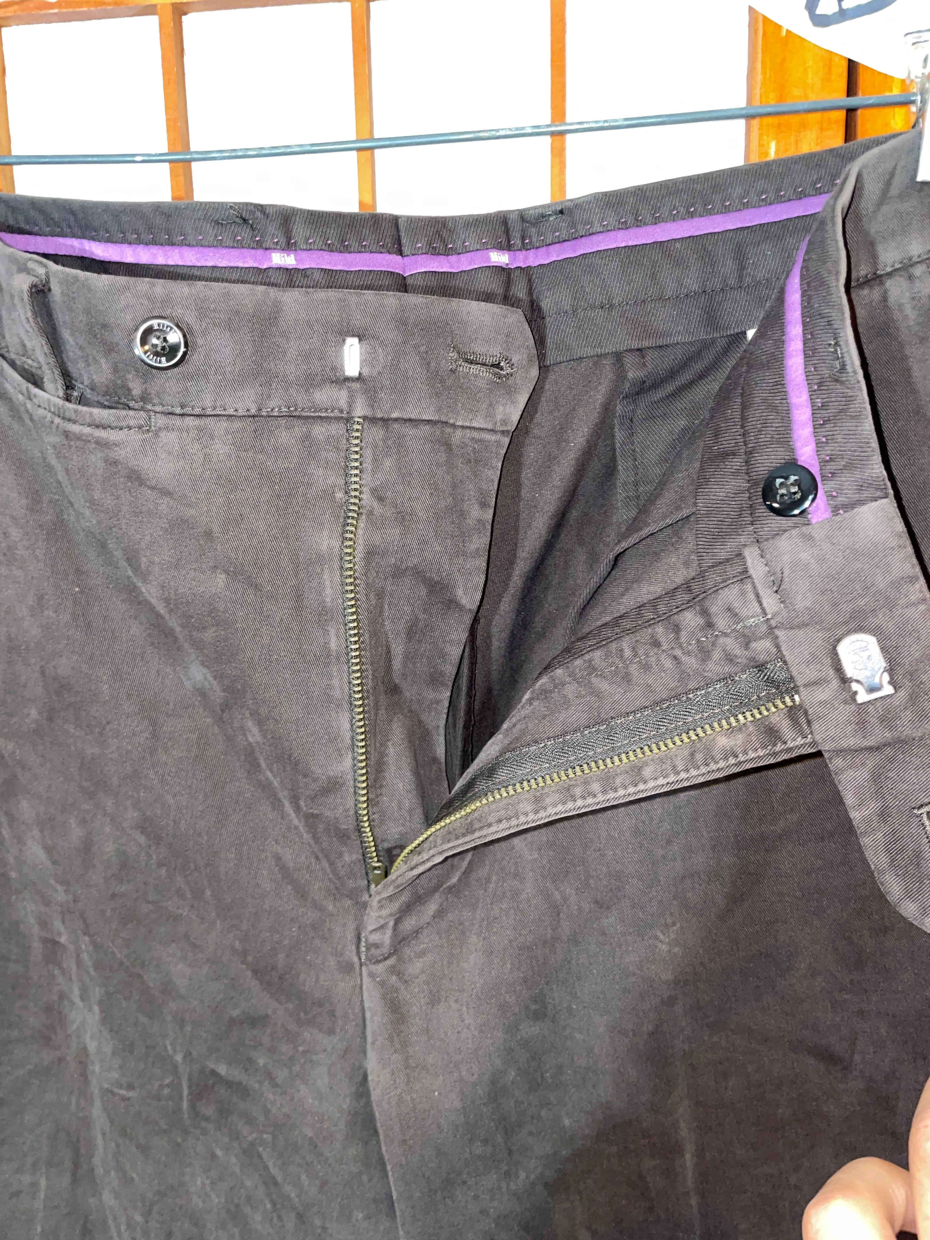 Blue Brown Hiltl Trouser Pants