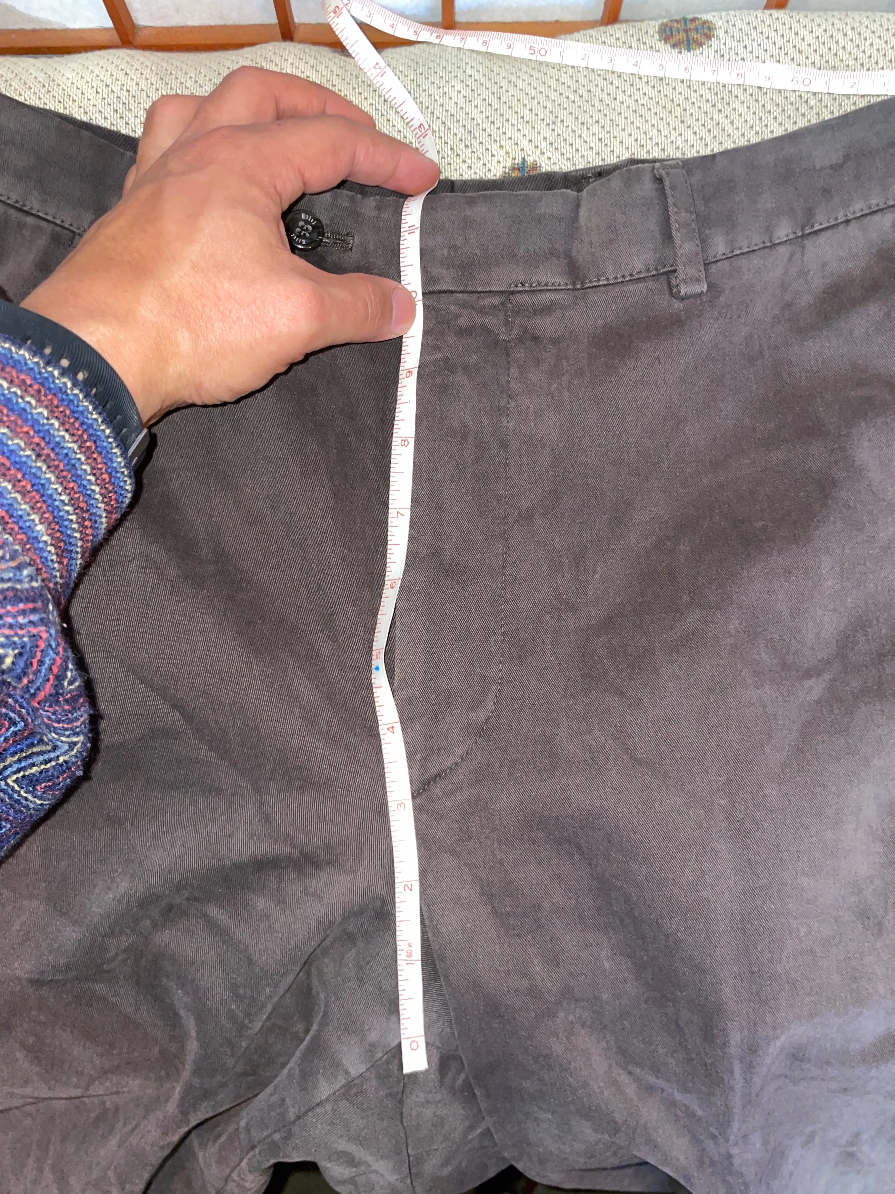 Blue Brown Hiltl Trouser Pants