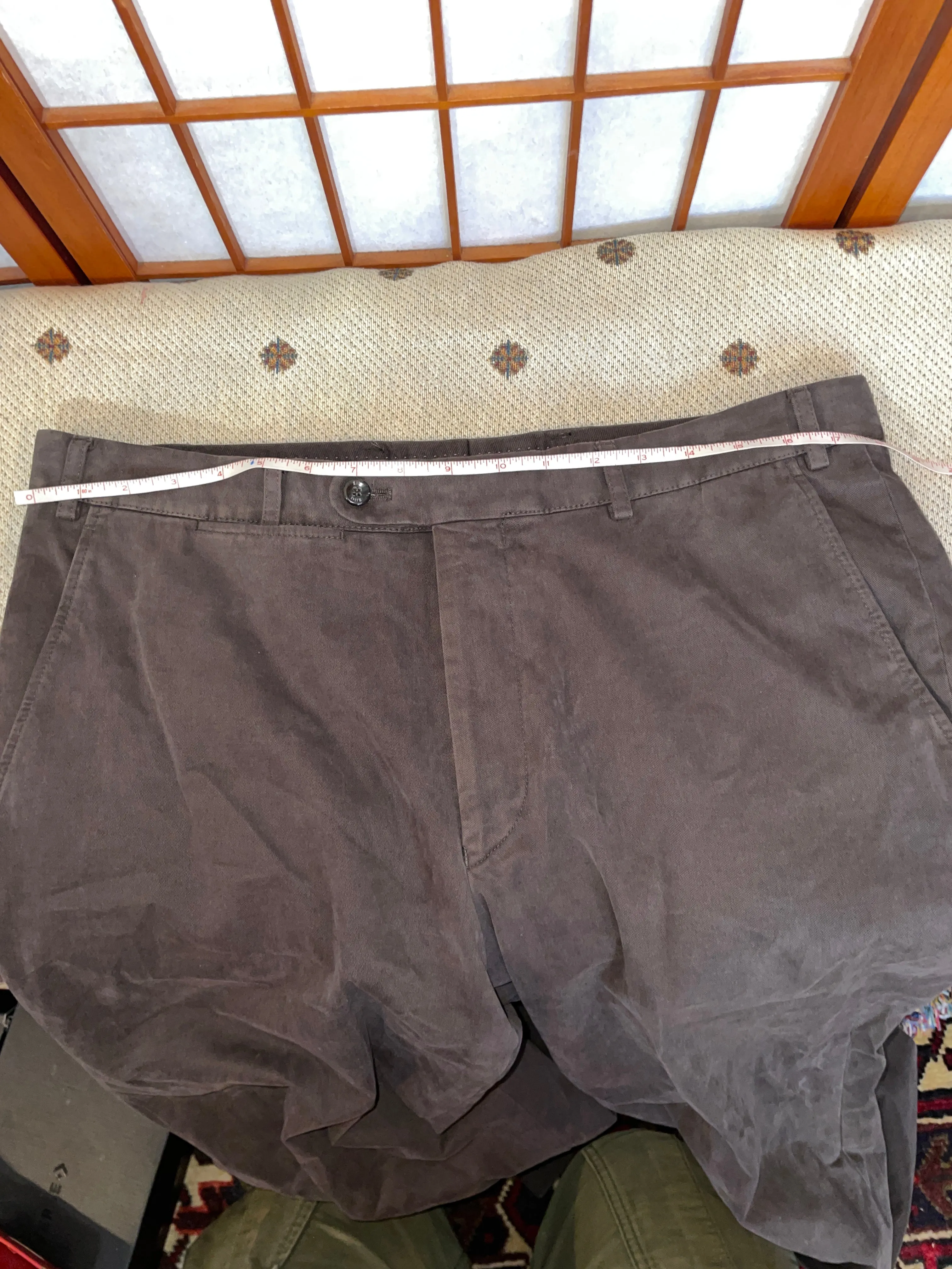 Blue Brown Hiltl Trouser Pants