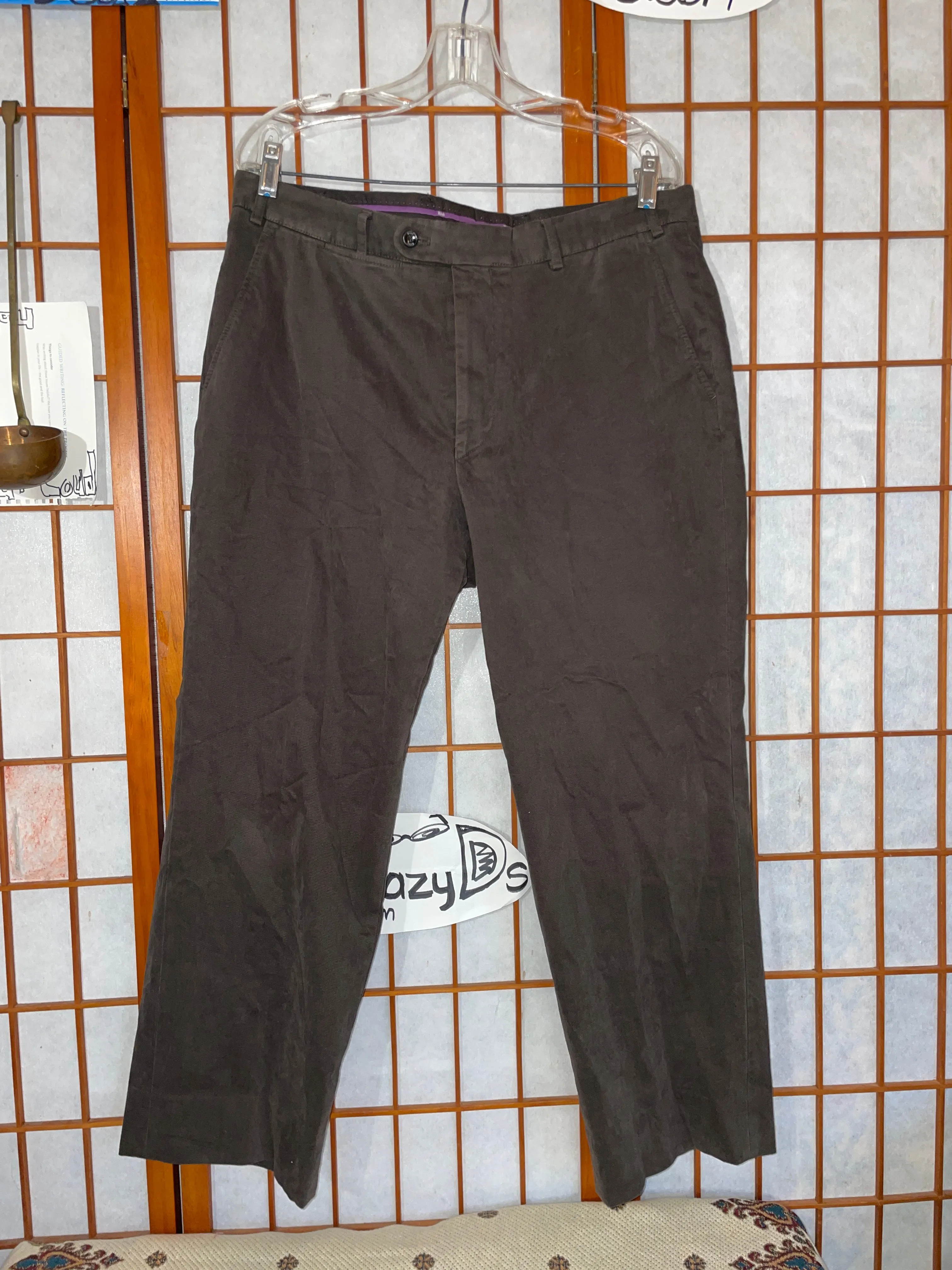 Blue Brown Hiltl Trouser Pants