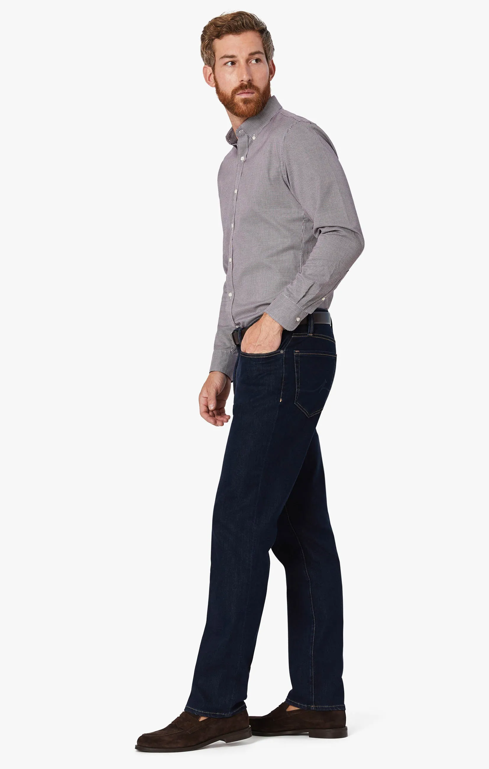 Charisma Relaxed Straight Leg Jeans In Dark Siena