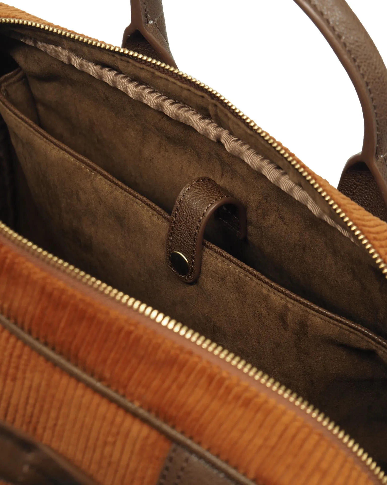 Corduroy Voyage Duffel (Umber/ Khaki)