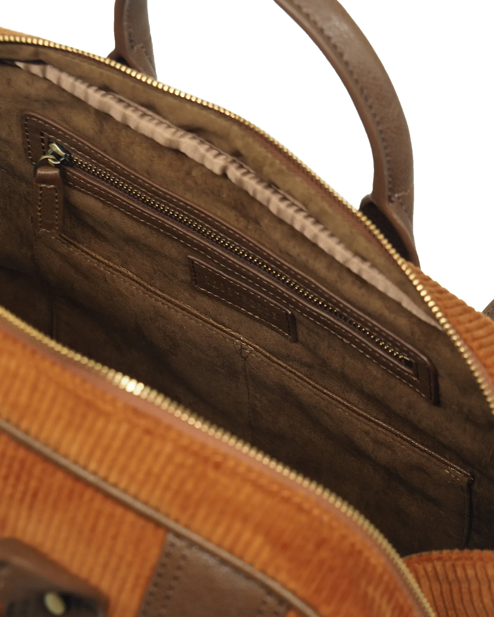 Corduroy Voyage Duffel (Umber/ Khaki)