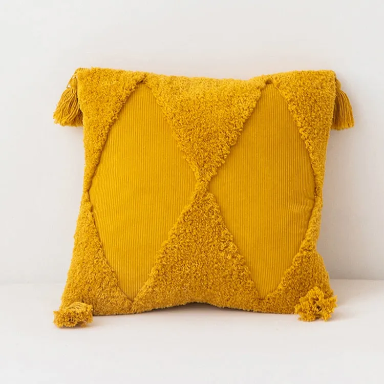 Cotton Corduroy Textured Pillow Cover