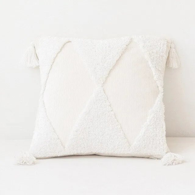 Cotton Corduroy Textured Pillow Cover