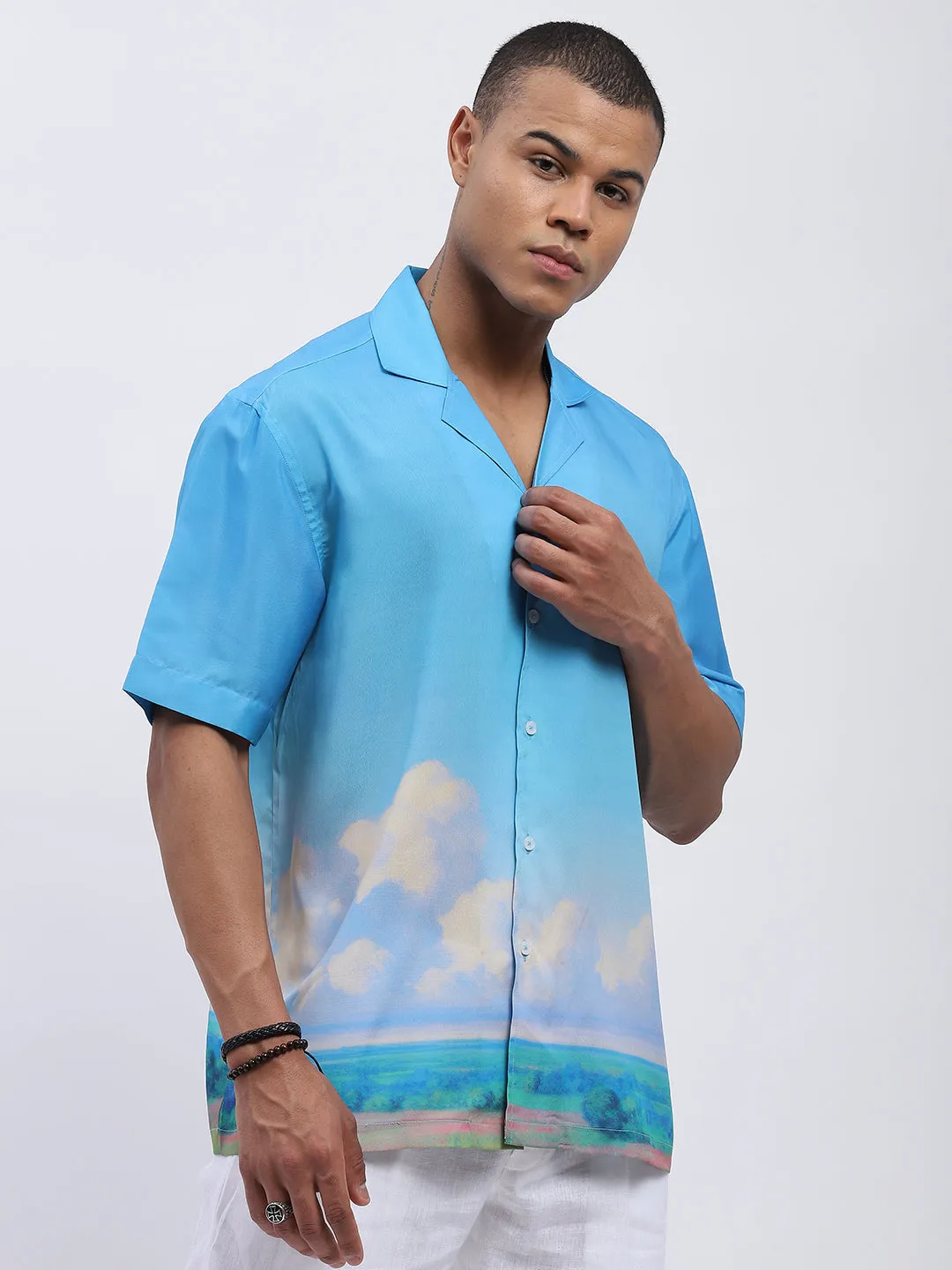 Countryside Men's Printed Resort Shirt