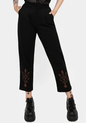 Cybele Embroidered Tapered Trousers