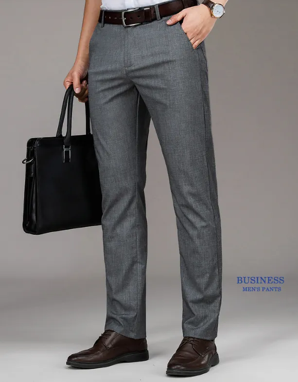 DAPPER STREET SUPPLY CO. - Classic Business Casual Trousers