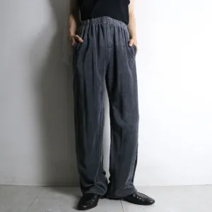 dark gray wide straight track pants