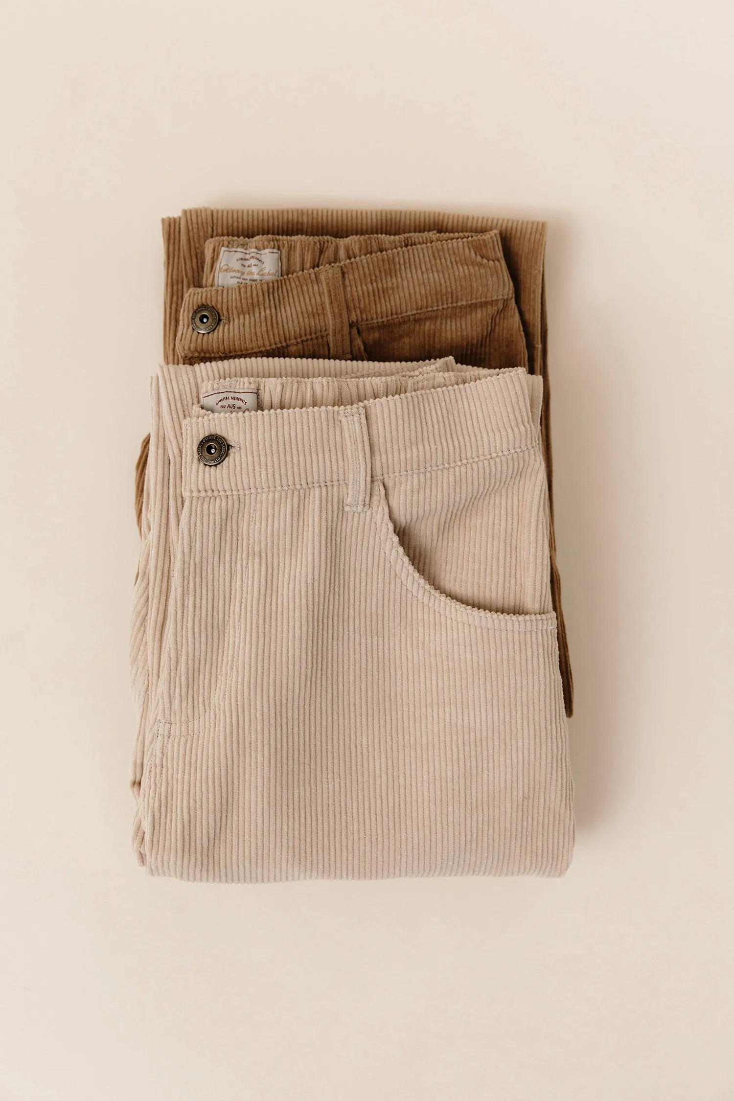 Dayton - Cream Cord Pants