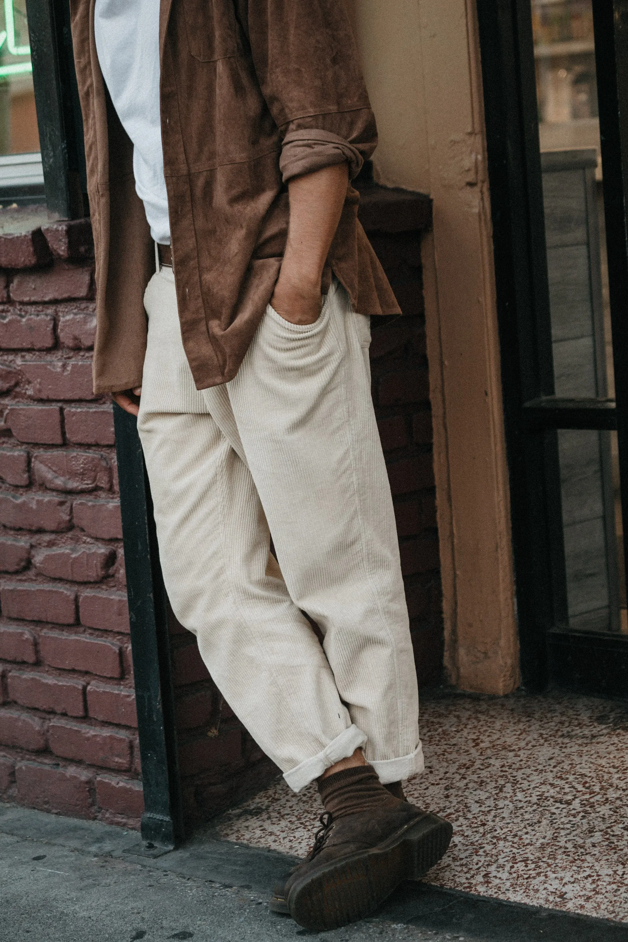 Dayton - Cream Cord Pants