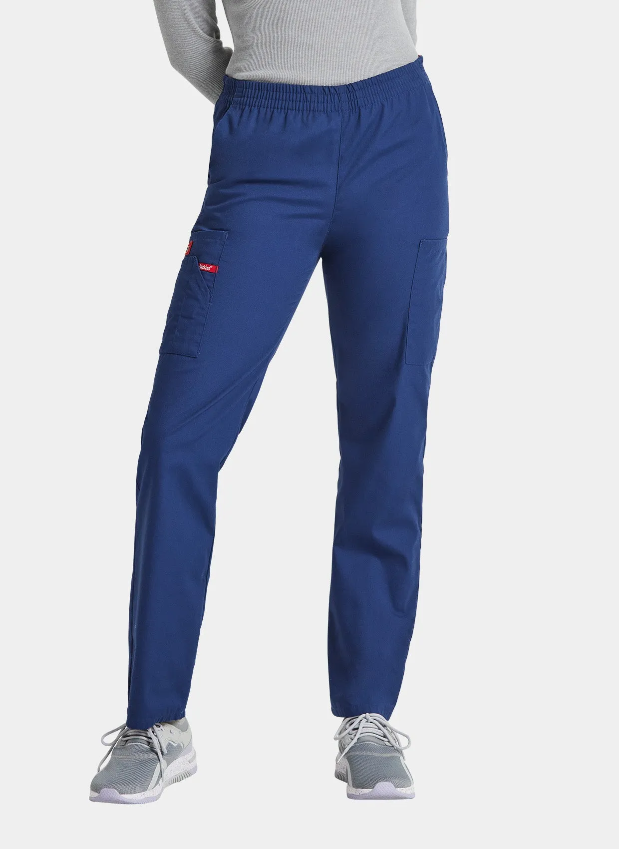 Dickies EDS Signature Ladies Natural Rise Tapered Leg Pull-On Scrub Trousers DKE86106 - Navy