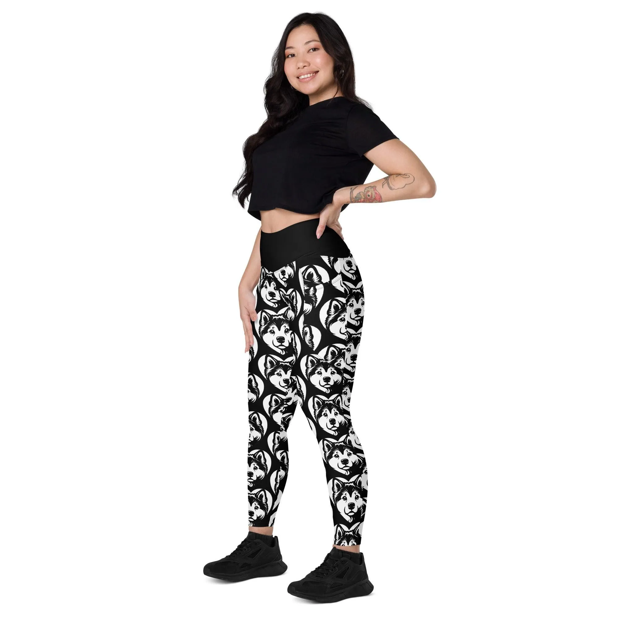 DOG BREED LEGGINGS with pockets - KAI KEN - HERTTAHOUND