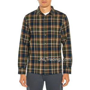 Eddie Bauer Men's Bristol Plaid Soft Flannel Shirt 100% Cotton