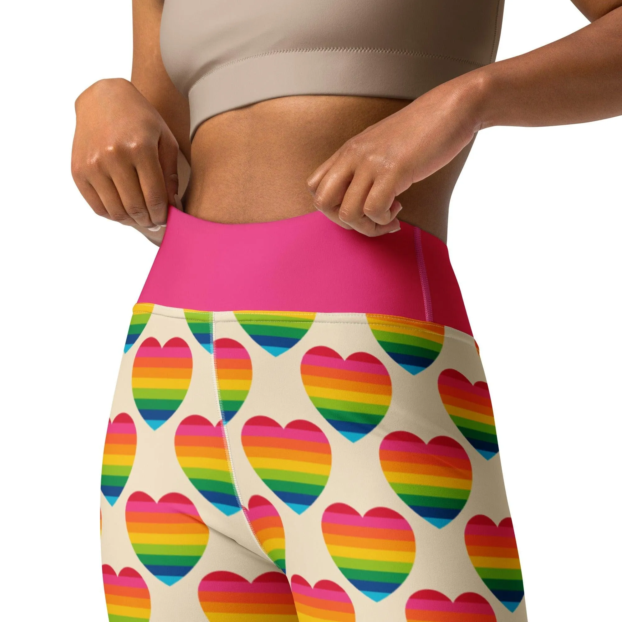 ELLIE LOVE rainbow -2- Yoga Leggings