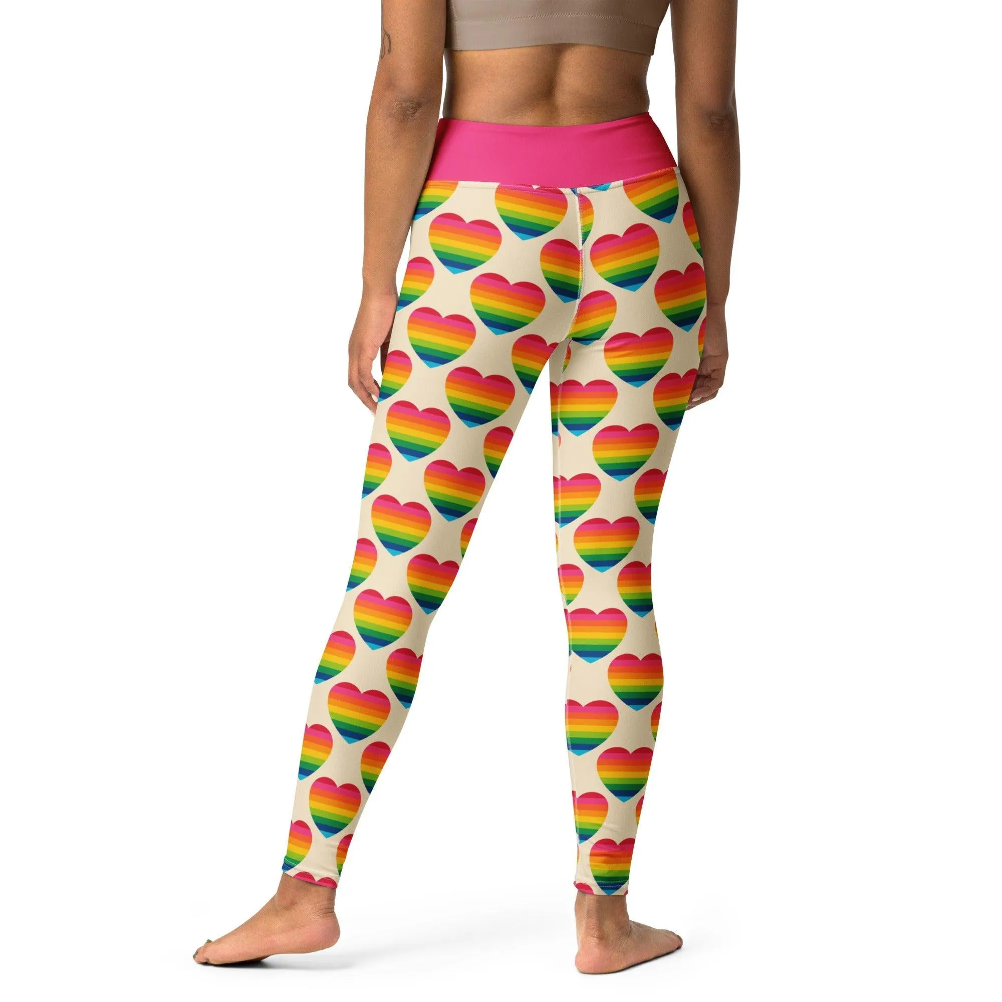 ELLIE LOVE rainbow -2- Yoga Leggings