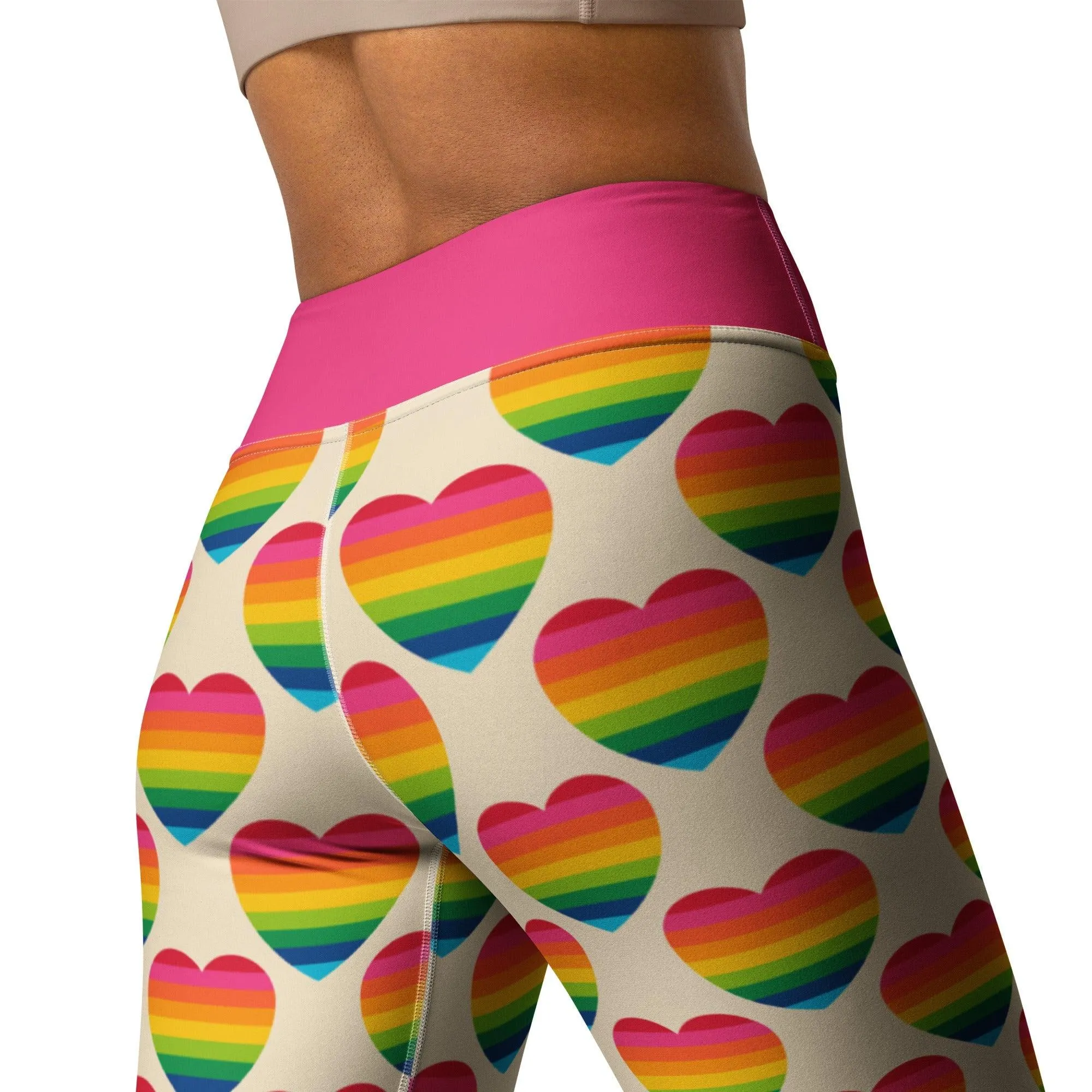 ELLIE LOVE rainbow -2- Yoga Leggings