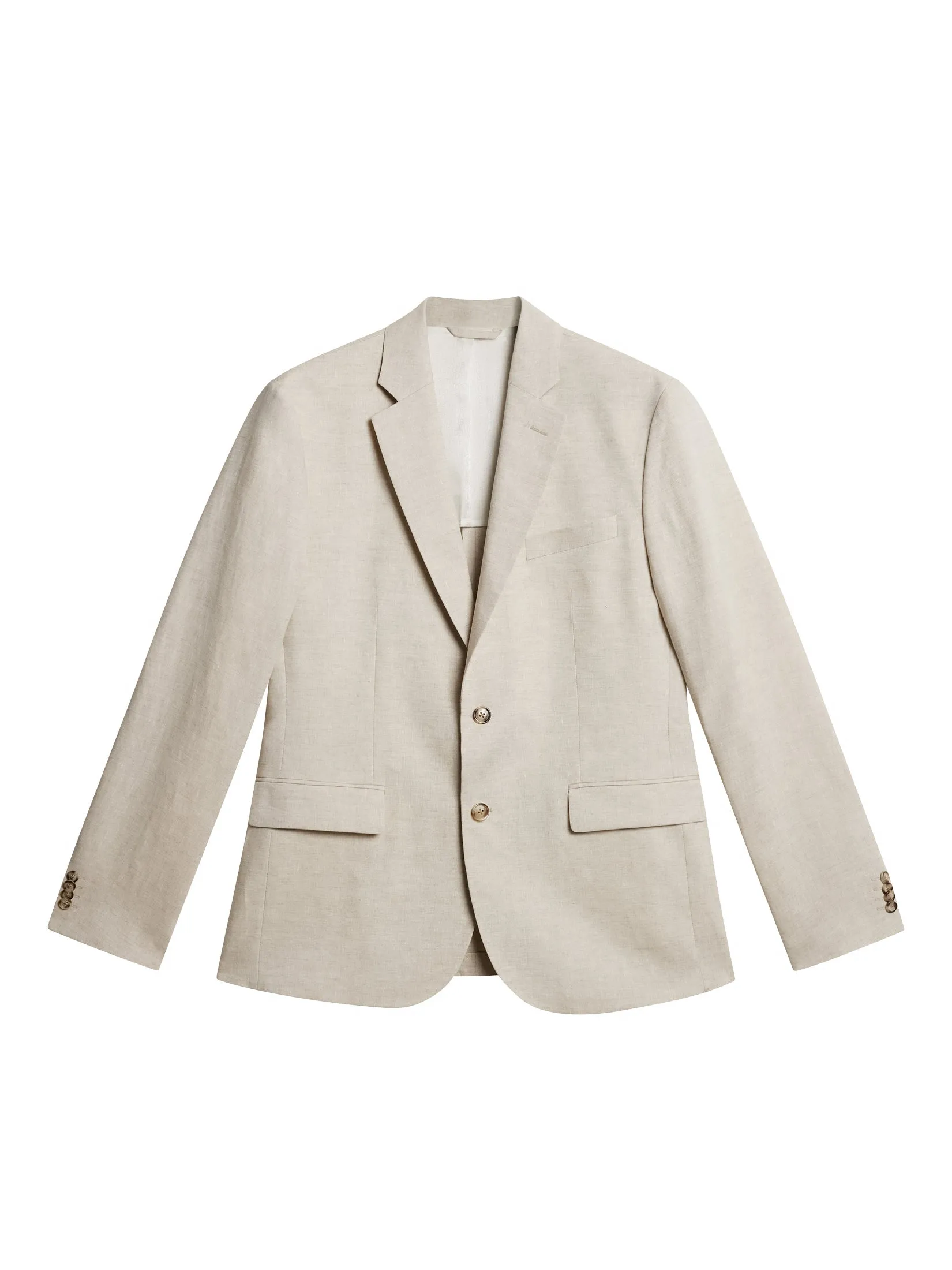 Elton U Super Linen Blazer / Moonbeam