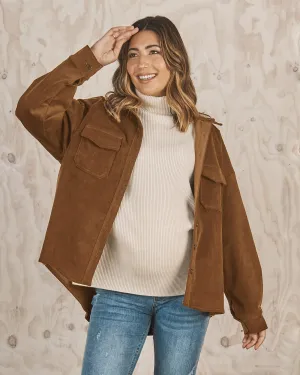 Estella Maternity Corduroy Jacket - Camel