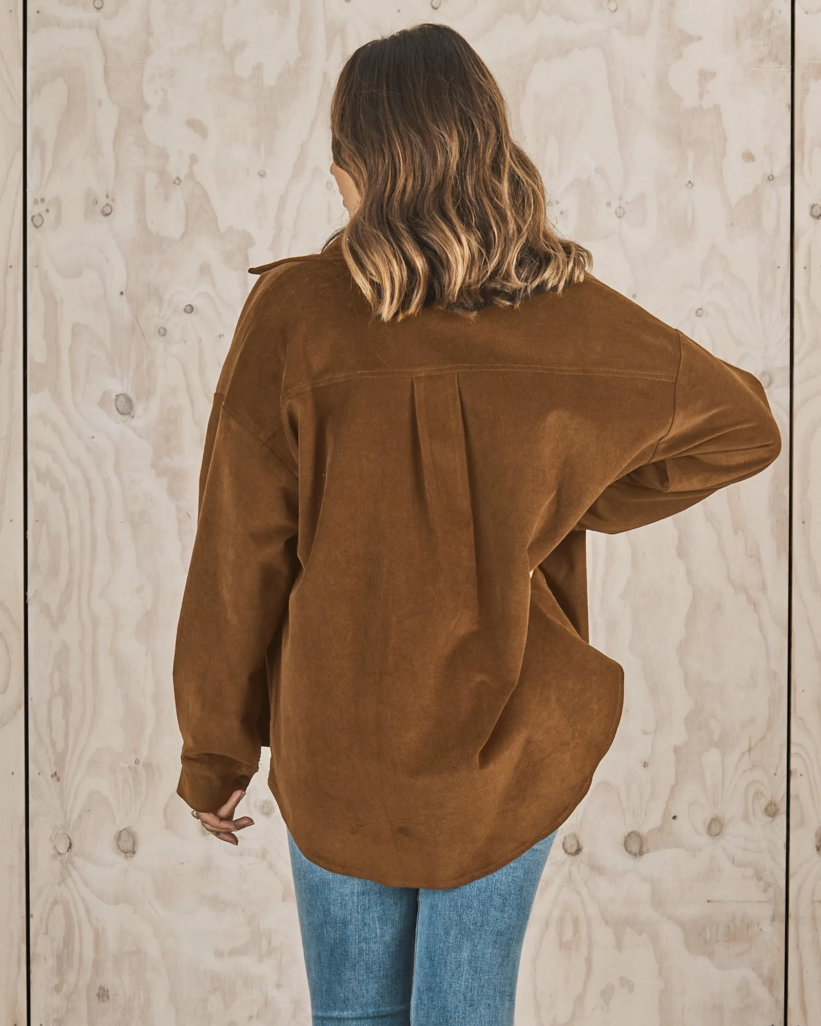 Estella Maternity Corduroy Jacket - Camel