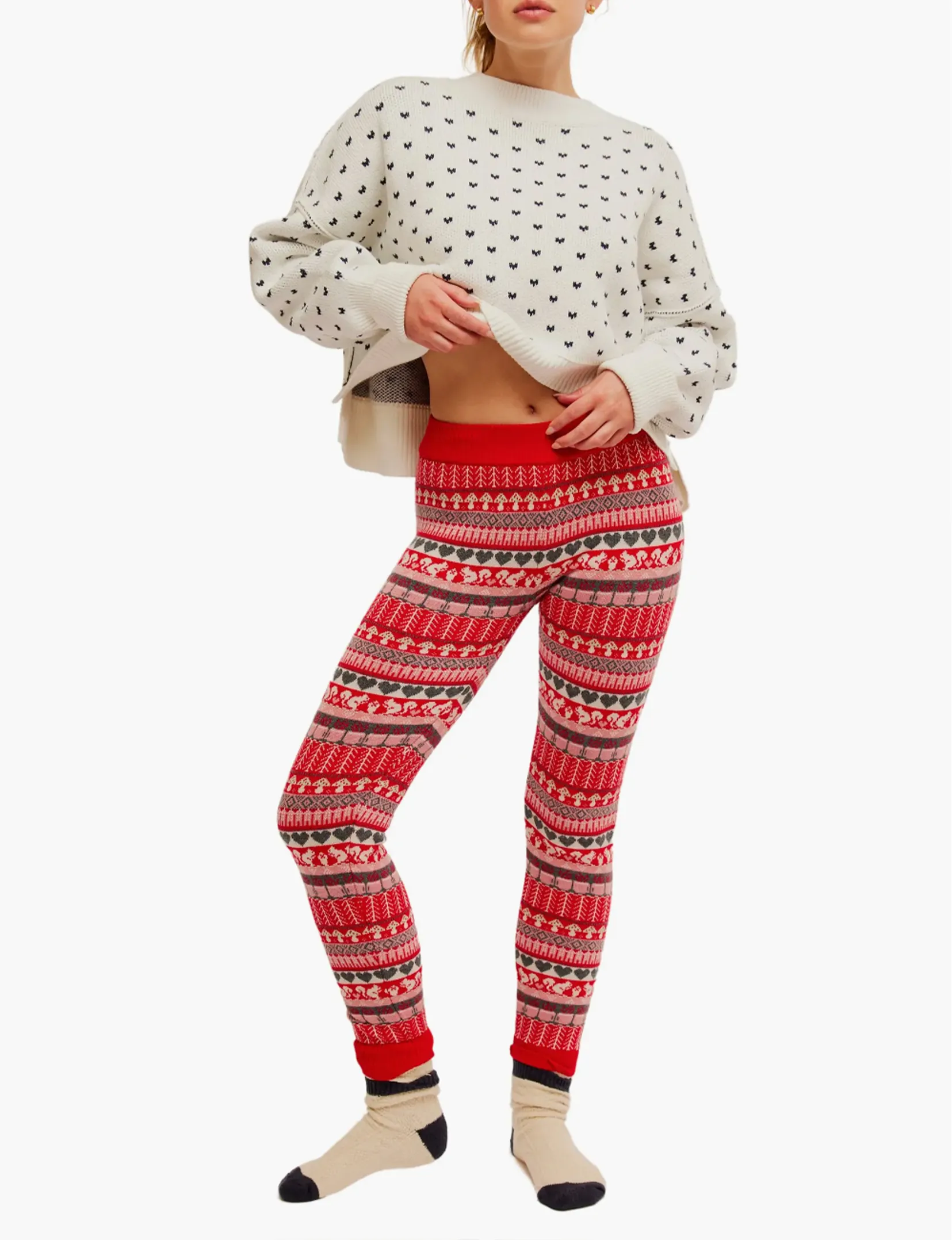 Falala Legging, Red