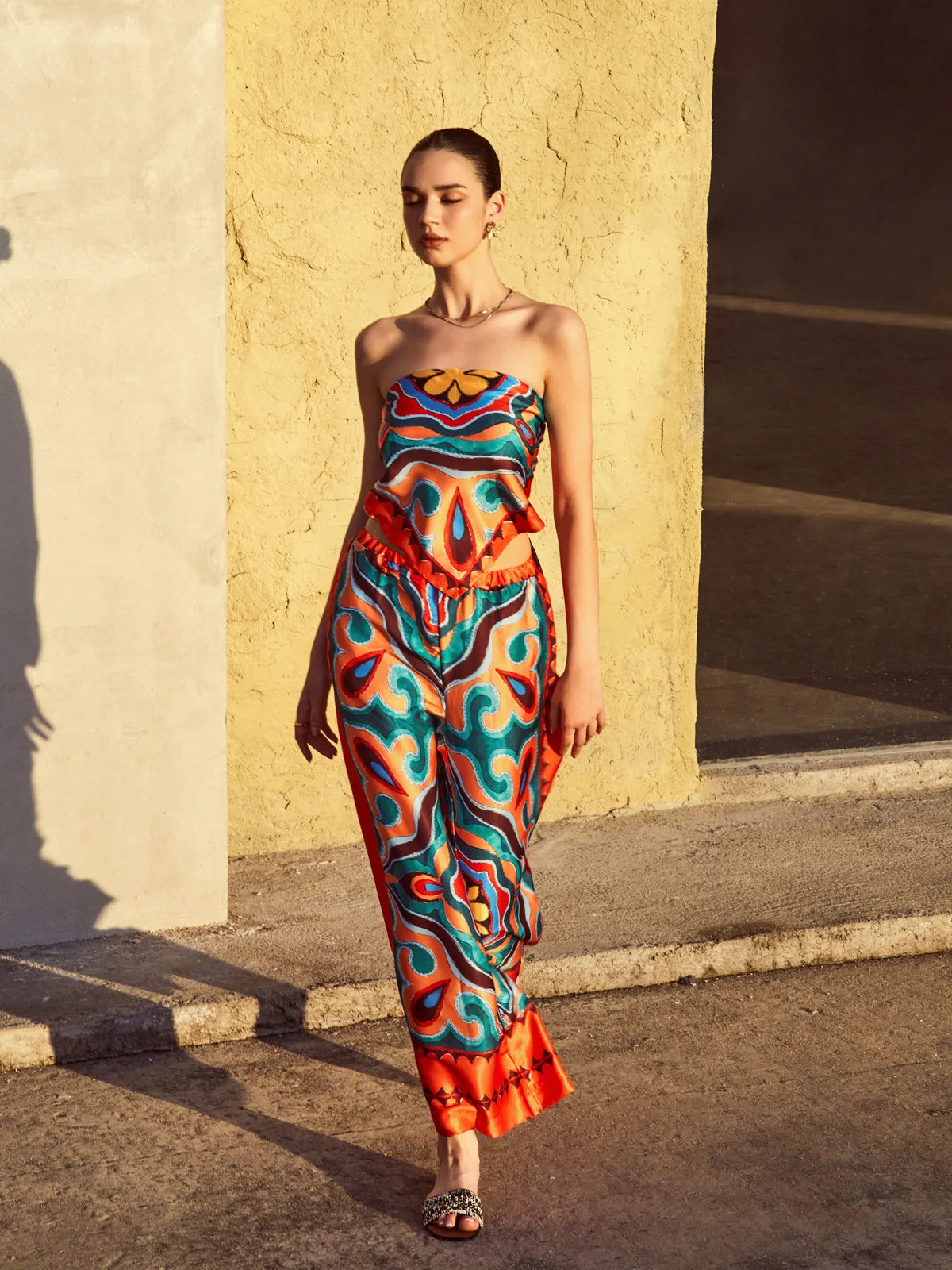 Flaming Passions Graceful Wide Leg Pants