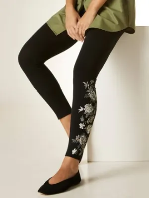 Floral Regular Fit Leggings BB40