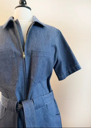 Frankie Boiler Suit - Upcycled Denim