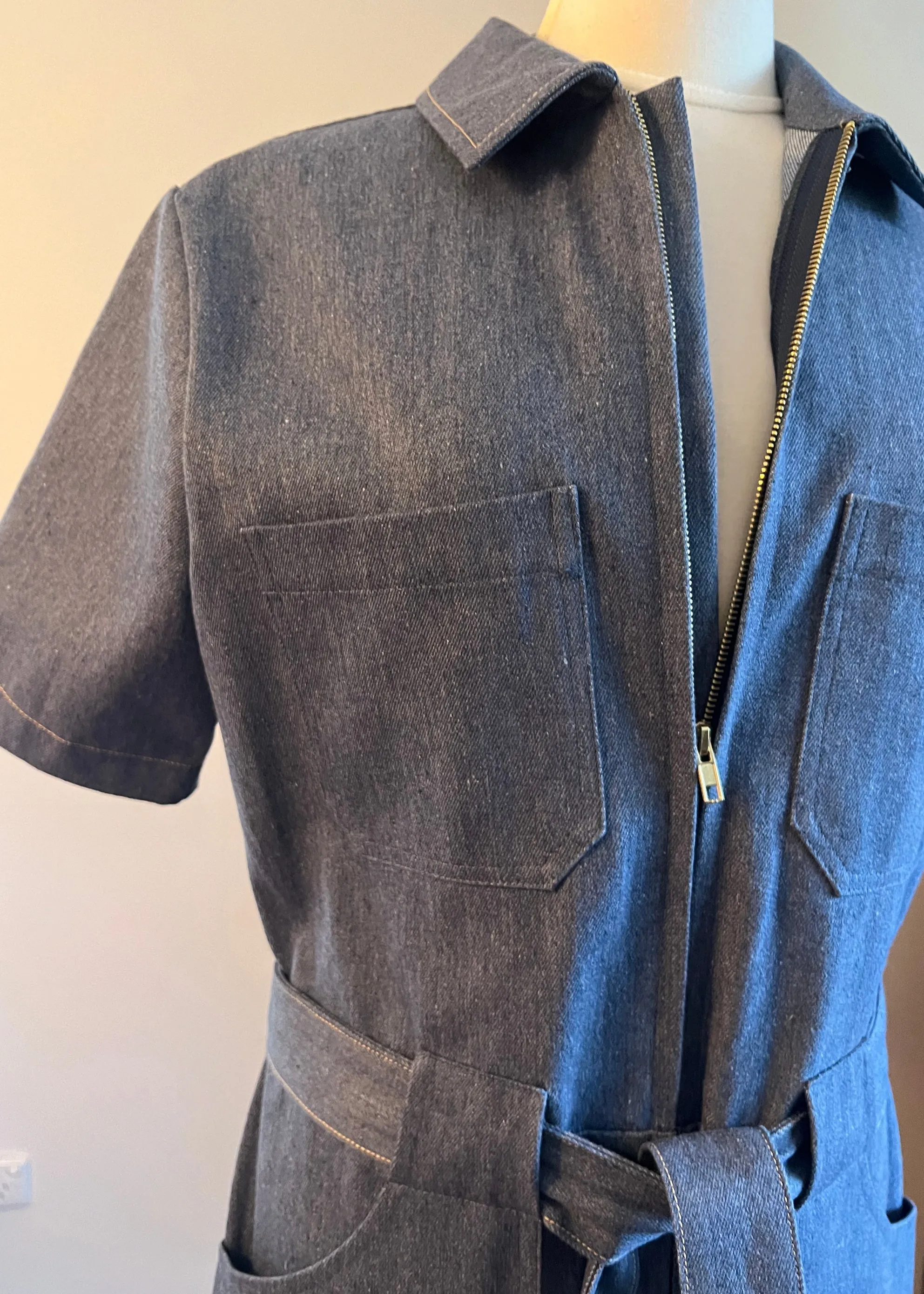 Frankie Boiler Suit - Upcycled Denim