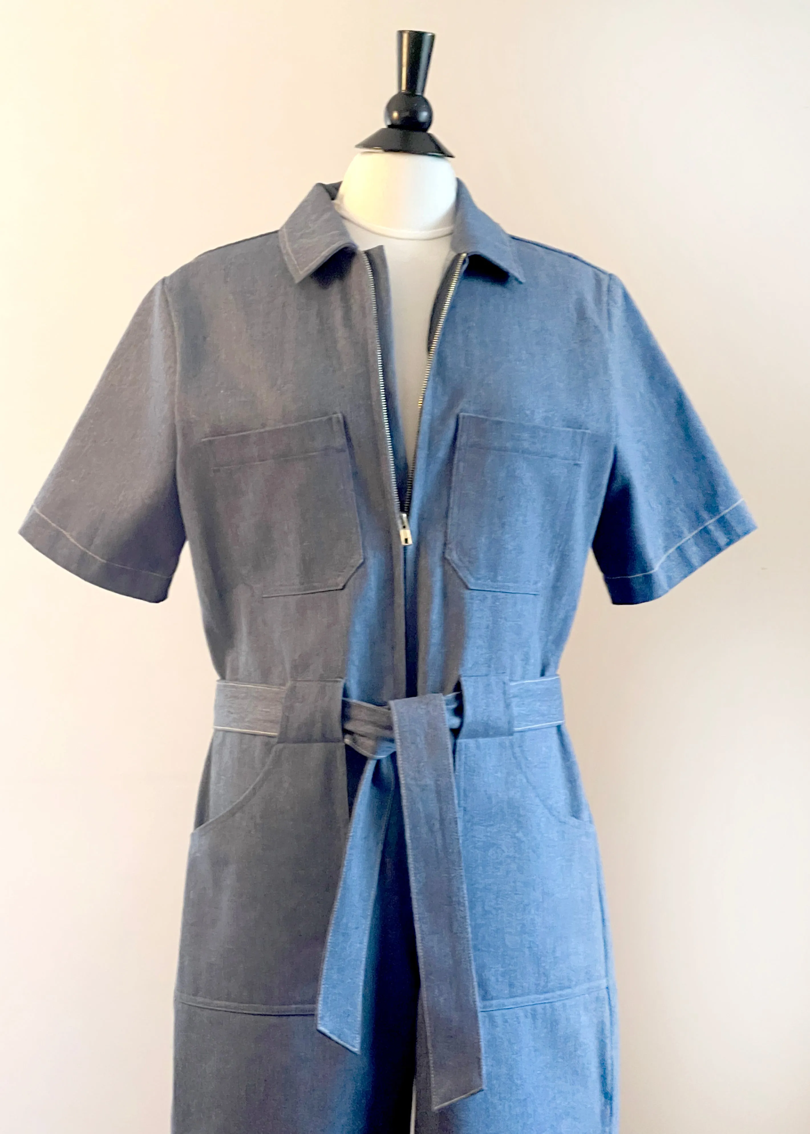 Frankie Boiler Suit - Upcycled Denim