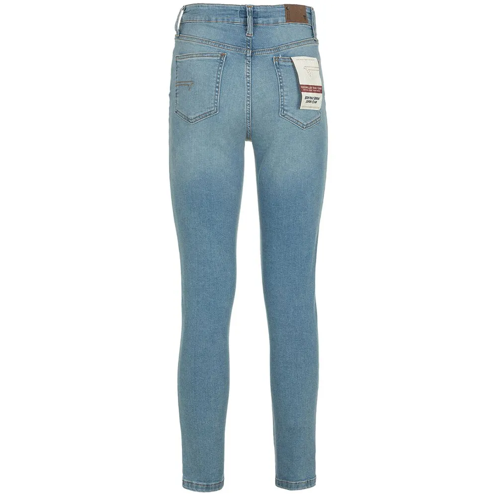 Fred Mello Elegant Light Washed Women's Skinny Jeans