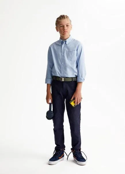 French Toast Straight Fit Stretch Twill School Uniform Boy's Chino Pant - SK9537