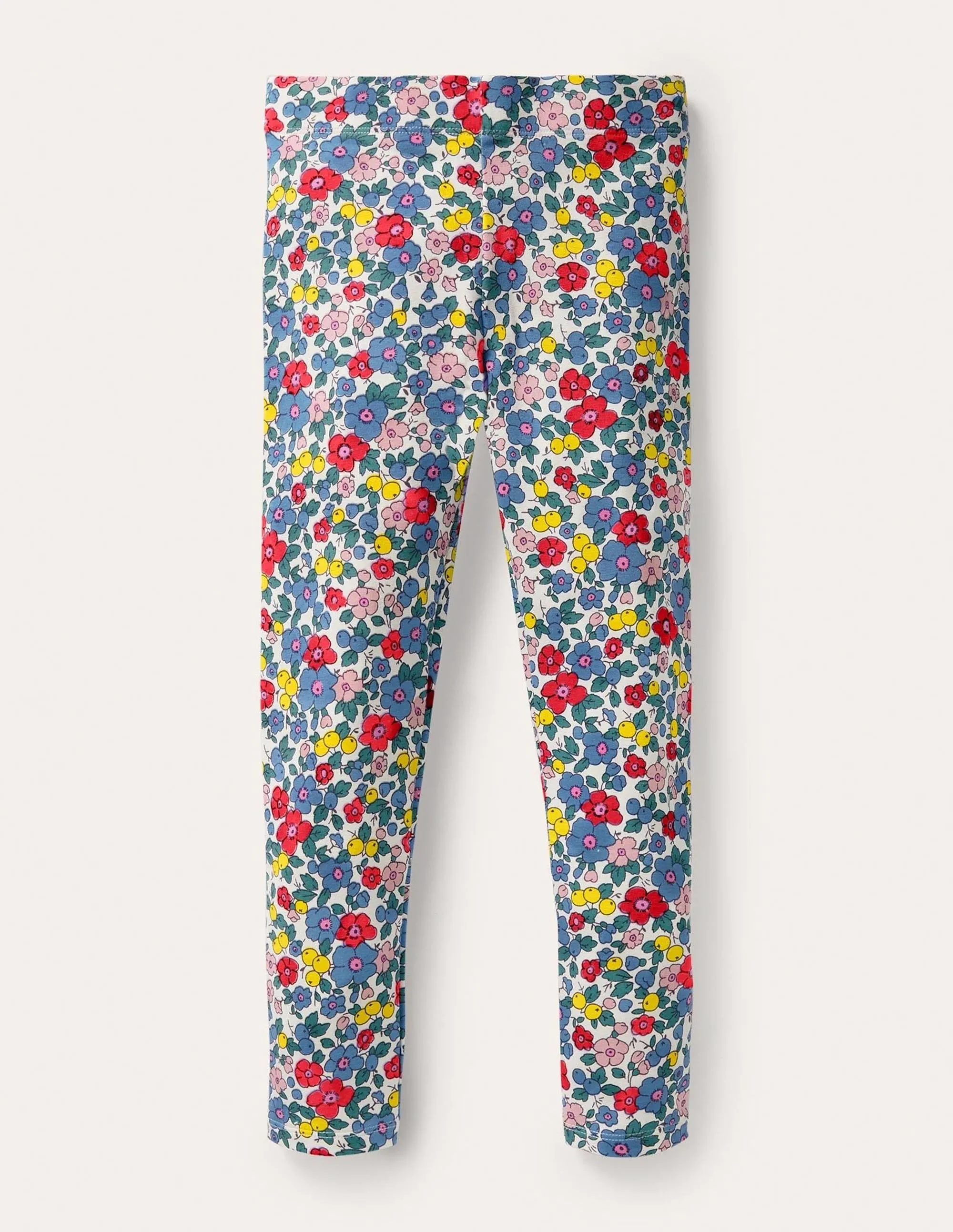 Fun Leggings-Multi Apple Blossom Floral