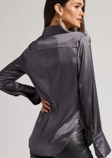 Generation Love Charcoal Jay Blouse